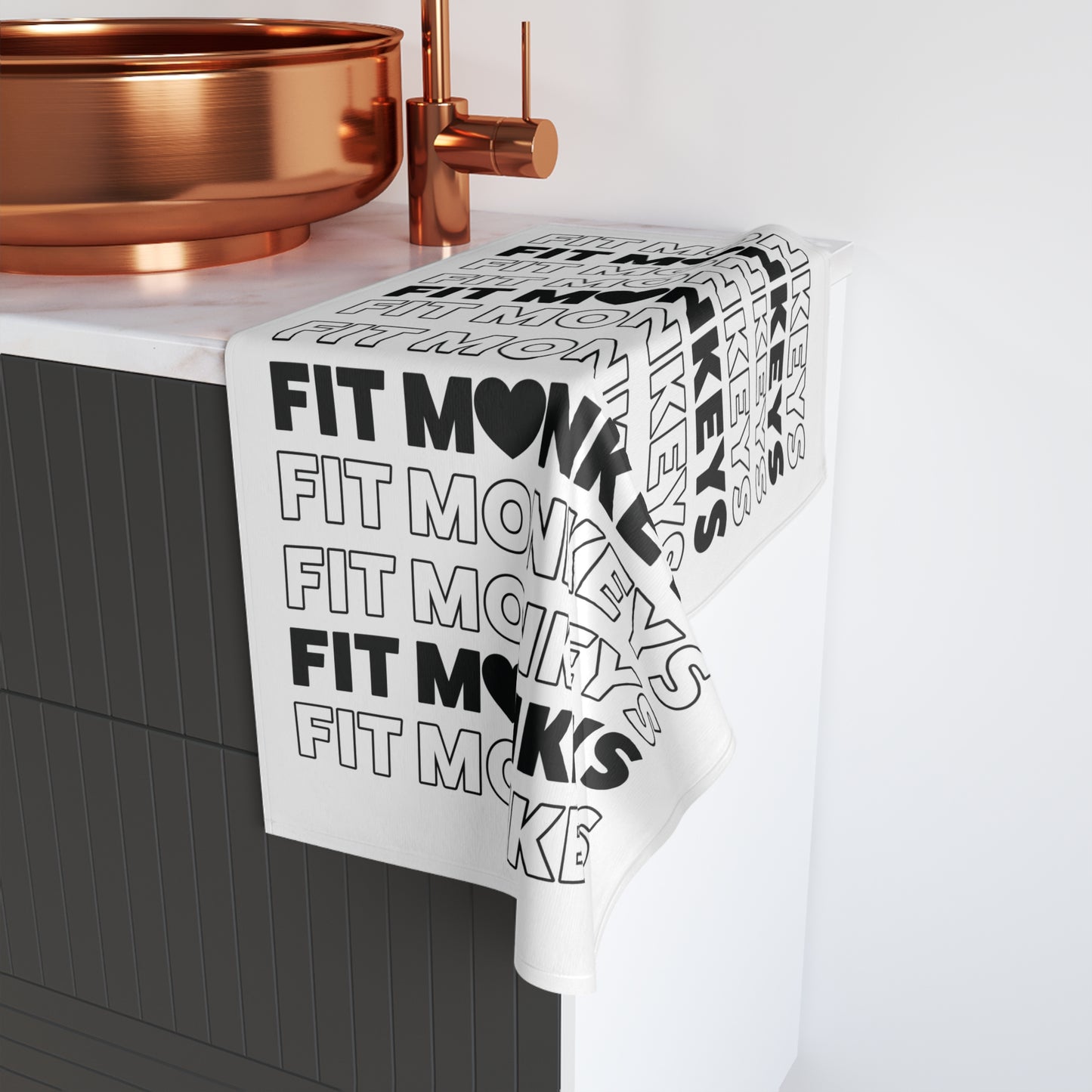 Fitness Monkeys Repeat Sweat Towel