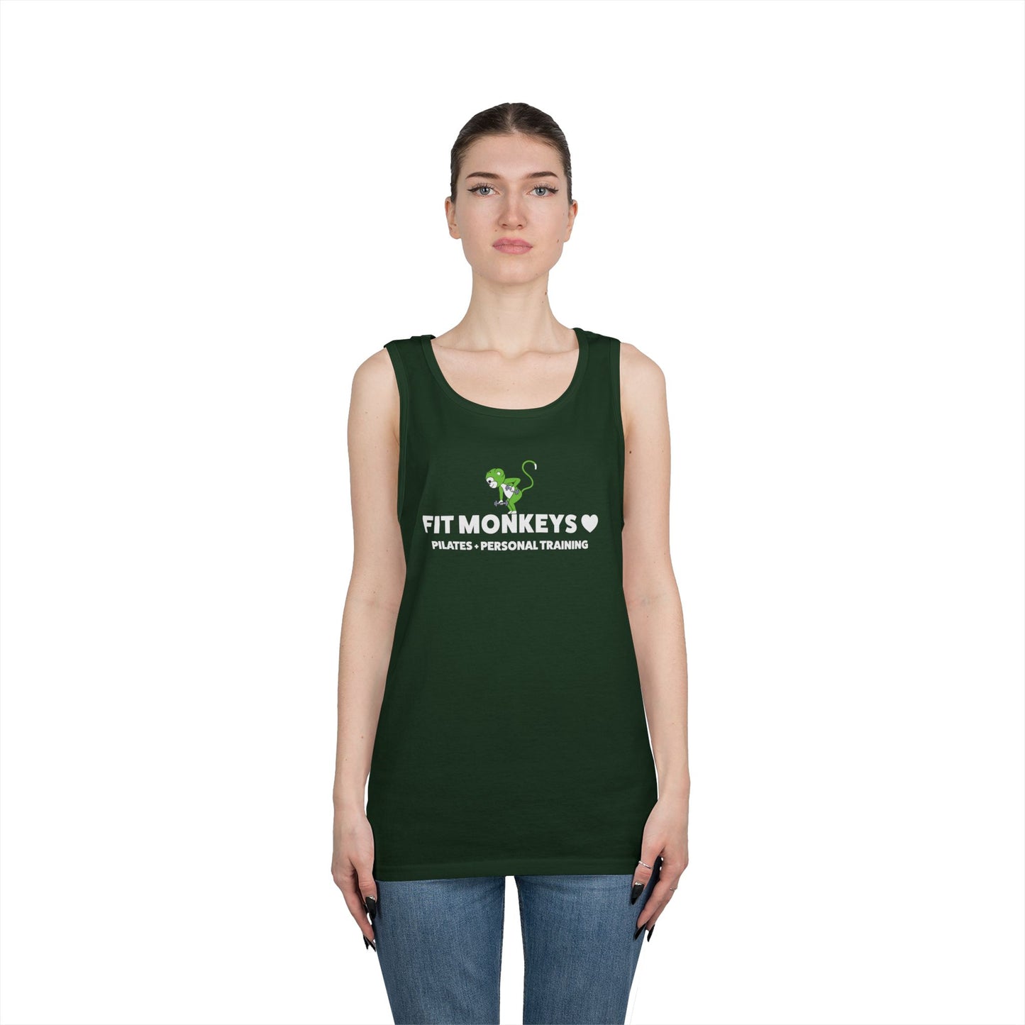 Fitness Tank Top for Monkey Lovers - Perfect for Gym, Workout, Pilates, Training, Casual Wear