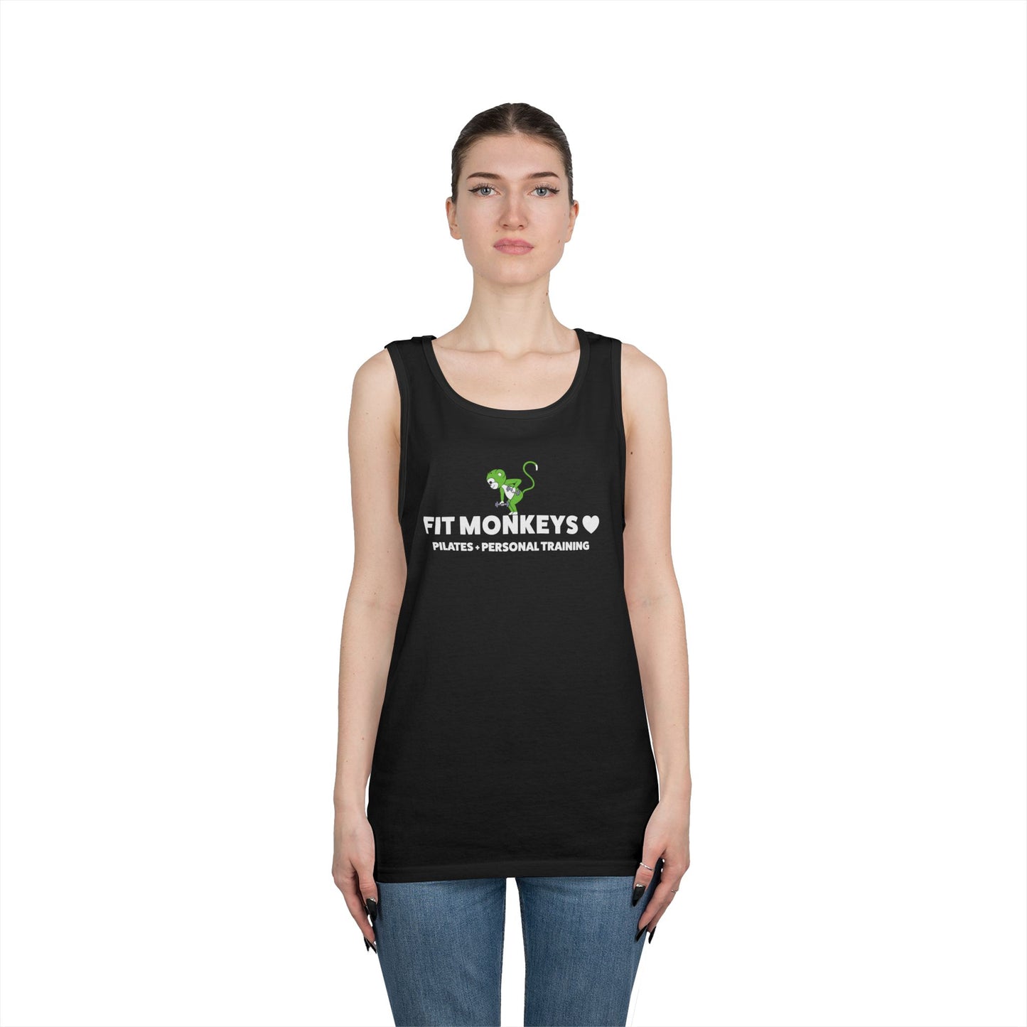 Fitness Tank Top for Monkey Lovers - Perfect for Gym, Workout, Pilates, Training, Casual Wear