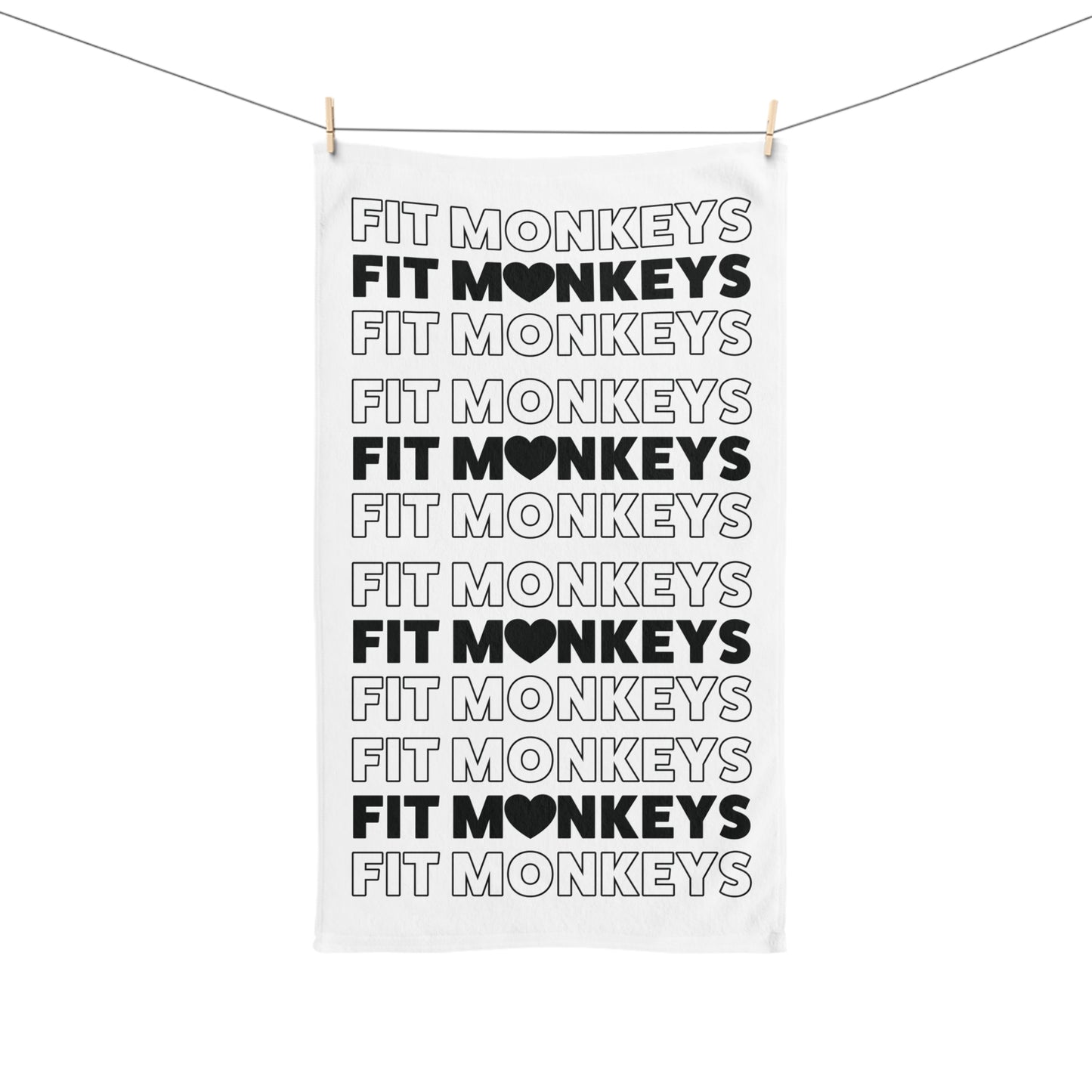 Fitness Monkeys Repeat Sweat Towel