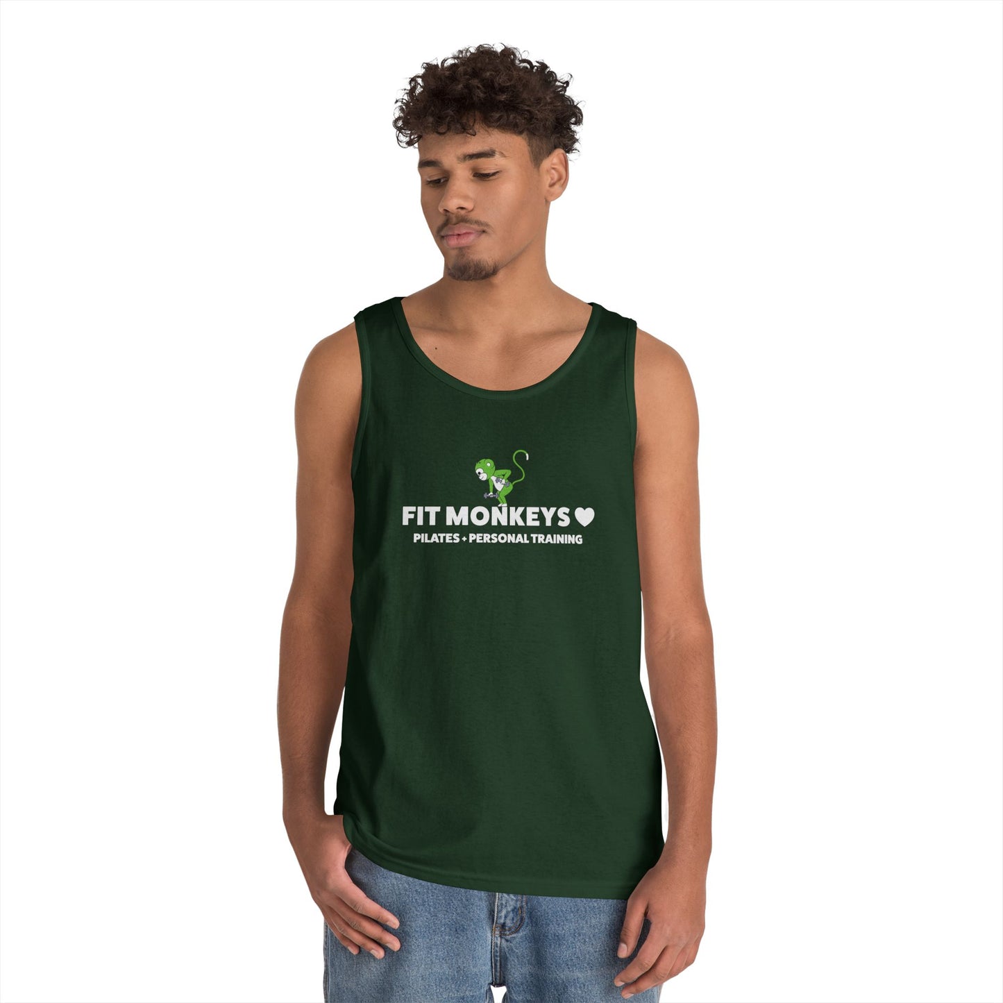 Fitness Tank Top for Monkey Lovers - Perfect for Gym, Workout, Pilates, Training, Casual Wear